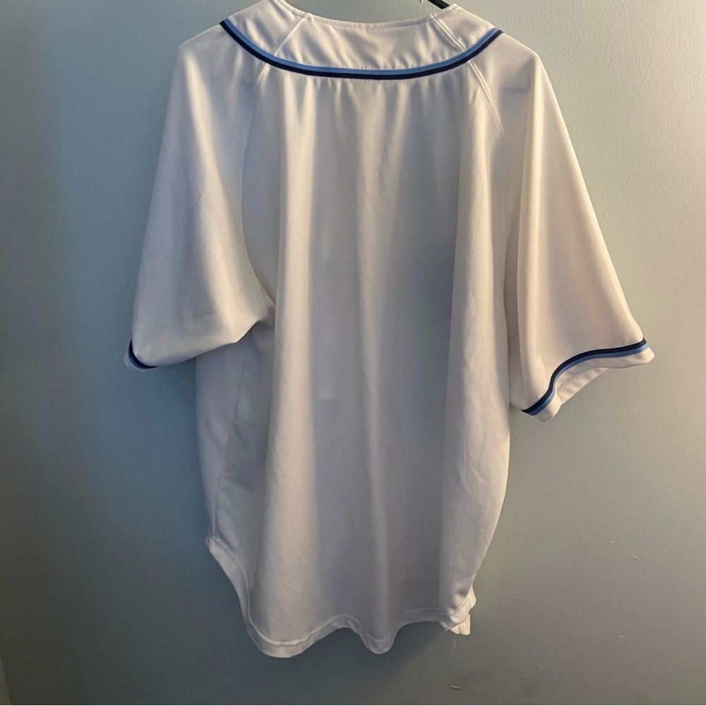 Nike Team UNC Tar Heels Baseball Jersey Men’s XXL – White/Carolina Blue - Picture 5 of 5